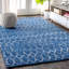 Tapis bleu / blanc Kateshia-1042512265