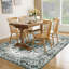Tapis vintage rétro Boho, doux tapis floral lavable pour la chambre à coucher et le salon-2012070203