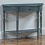 Console 39 po, en forme de demi-lune, avec tiroir et tablette, pour entrée, salon, couloir-1568897144