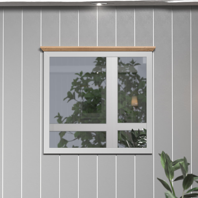 Ancelin Engineered Wood Wall Mirror