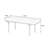 Black Velvet Upholstered Silver Stainless Steel Bench-572854062