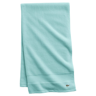 Lacoste Heritage 35X70 Cotton Bath Sheet, 100% Supima Cotton, Micro-Fresh® Anti-Microbial