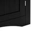 Armoire de salle de bain multifonctionnelle - Fabrication. Peinture à l'eau. Facile à assembler. 24 po x 12,2 po x 32,3 po, espace de rangement pour plancher de café, imperméable 24 po x 12,2 po x 32,3 po.