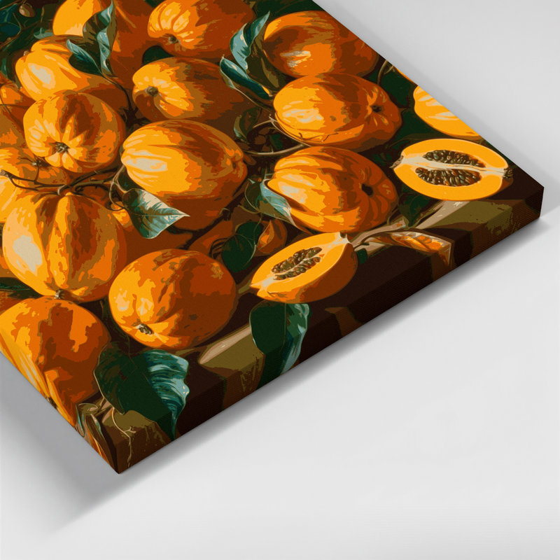 «Fruit Cocona Brown», art mural sur toile, H 12 po x l 18 po