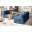 Canapé modulaire modulaire en forme de L 2 pièces pour salon et salon | Polyester | Standard-437356867