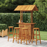 Bar Set Wood Frame Material