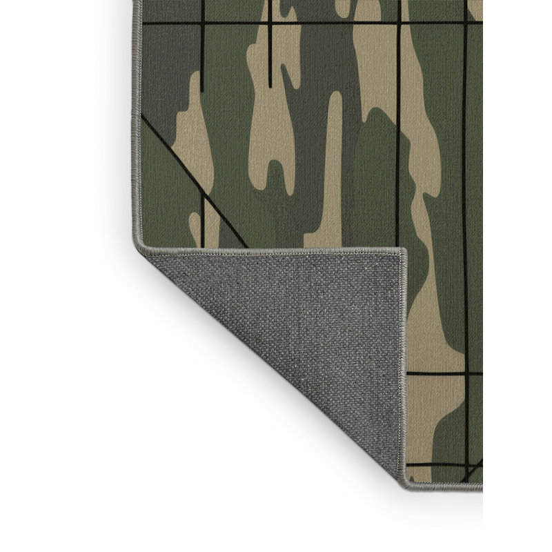 Tactical Stitch Rug, Round 4'