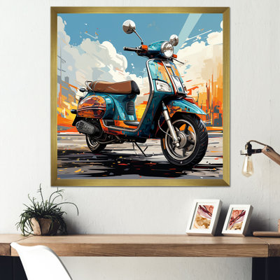 Edgy Scooter Odyssey - impressions sur toile