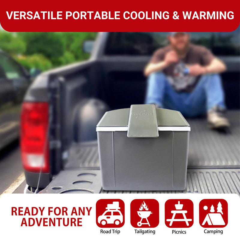 Koolatron Traveller III P9 Thermoelectric Iceless 12V Cooler Warmer - Grey