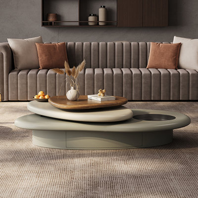Table basse moderne et rotative simple