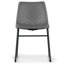 Chaise d'appoint rembourrée à dossier solide-262492987