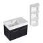 Meuble-lavabo mural 30 po avec lavabo et support de rangement, cuve gauche en résine épaisse-468766091-468766100