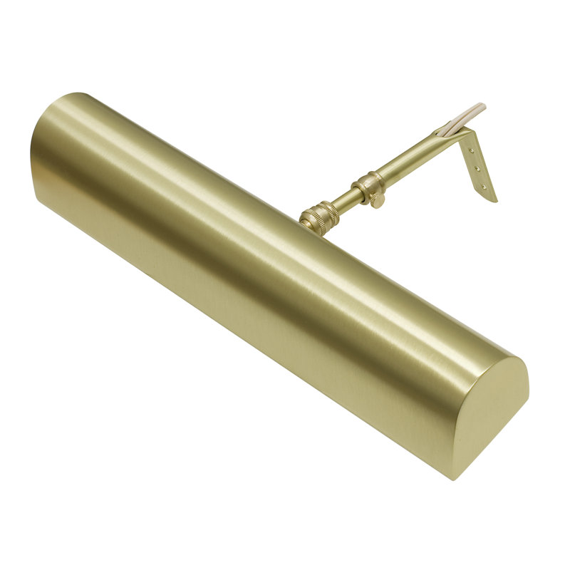Dimmable LED Wall Mounted Picture Light, Satin Brass