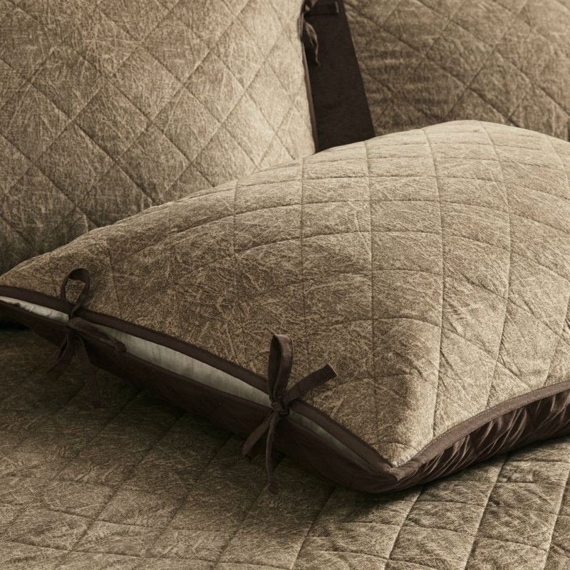 Rustic Daybed Covering - Brown, Faux Suede, Easy Care Maintenance