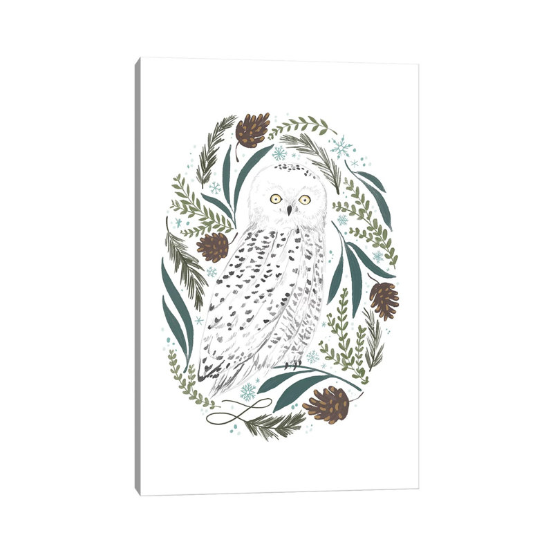 Winter Christmas Icy Winter Wishes Ii 1 Piece Wrapped Canvas Wall Art, 66.04 cm H x 45.72 cm W x 1.91 cm D
