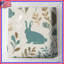Lapins avec éléments floraux Literie lapins couvre-lit animaux-125033264