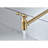 Wall Mounted Folding Kitchen Faucet In Brushed Gold - 360 Rotatable, Brass Construction, Double Handles For Effortless Control, Corrosion Finish, Space Saving Solution Mount Pot Filler Arm, Swivel,-622527214