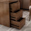 Bureaux rectangulaires en bois massif brun noisette-1889646744-1889646749