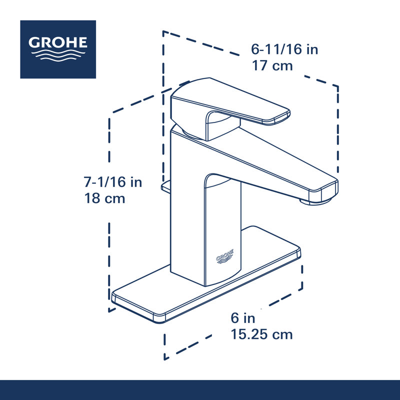 Tallinn Single Hole Bathroom Faucet, Brushed Nickel