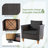 Bjana 2 - Person Acacia Patio Conversation Set with Cushions-1346085559-1458368751