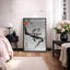 Œuvre d'arbre persimmon japonais, art animalier traditionnel, impression sur toile encadrée-123501780-123501787