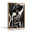 Ensemble de 1 tableau sur toile noir et blanc-130553674-130553669