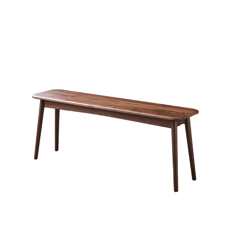 Banc en bois massif Minique, H 16,92 po x l 55,11 po x P 12,59 po