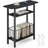 3-Tier Narrow Side Table With Storage, Slim End Table For Small Spaces, Multi-Functional Skinny Nightstand For Living Room, Bedroom Or Office-203193454
