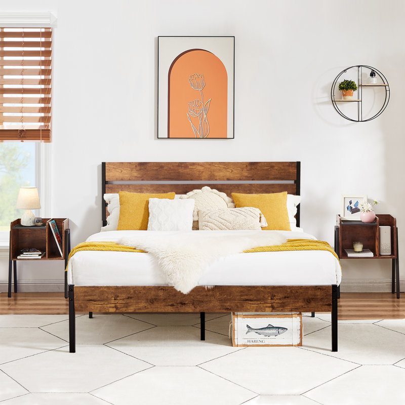 Alicia Steel Piece Bedroom Set, Queen
