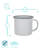 Argon Tableware - Coloured Enamel Mugs - 375ml-63920545-63920549