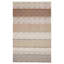 Tapis multicolore rectangulaire en laine New Age de 5 pi x 8 pi 2 po Delorese