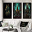 "Vintage Anubis Ancien Egyption Jackal God VII" 3 - Pièces sur-16795899-16795900