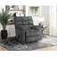 Fauteuil inclinable oscillant, gris foncé-130106110