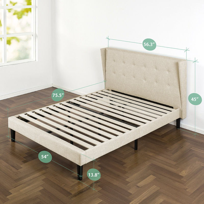 Barron Upholstered Platform Bed, Full