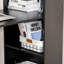 Bureau à domicile moderne HOMcom avec tablettes de rangement à 6 niveaux, table d'écriture avec bibliothèque de 47 po-784432254