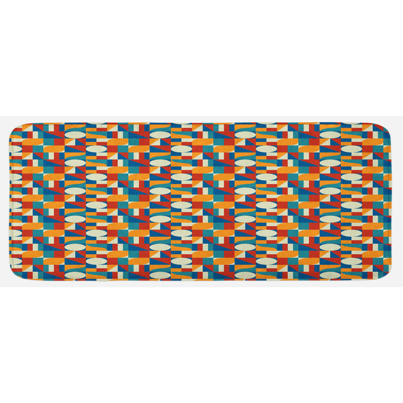 Tapis de cuisine circulaire
