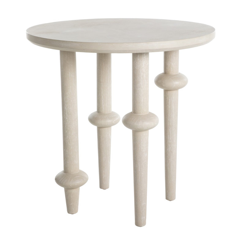 Aba Solid Wood End Table