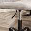 Chaise de bureau pivotante en tissu