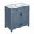 Bathroom Vanity With Resin Sink, Solid Wood Frame Bathroom Storage Cabinet With Soft Closing Doors, Retro Style-115688464