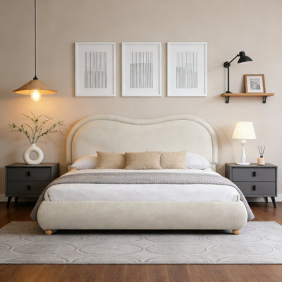 Structure de lit plateforme en chenille