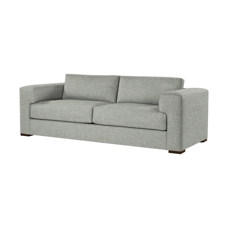 Gabrielle Sofa, Vault Fog (Performance fabric) 1172-93, Expresso