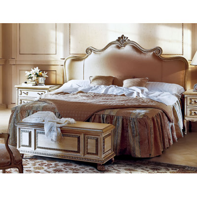 Louis XV Upholstered Panel Headboard