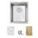 Versa STYLISH 15 inch Workstation Single Bowl Undermount 16G Kitchen Sink with Built in Accessories