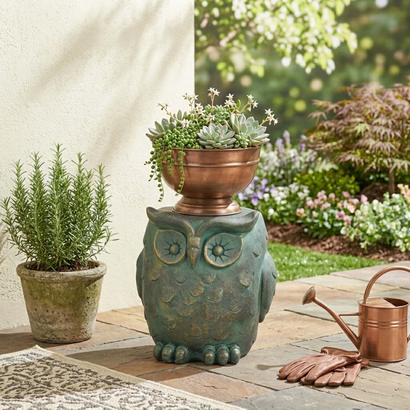 Tabouret de jardin multifonctionnel résistant aux intempéries sans assemblage