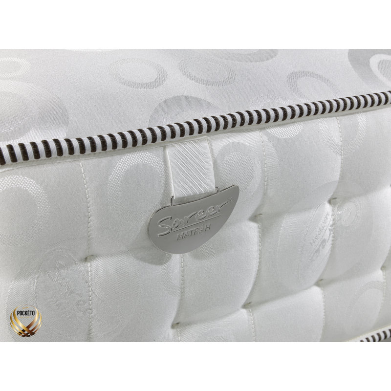 Pocketo Sareer Open Coil Mattress, Small Double (4')