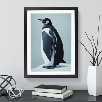 Penguin View - Single Picture Frame Print