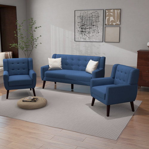 Blue Living Room Sets & Couches You'll Love | Wayfair