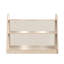 Mess Magic Wooden Double Sided 2 Compartment Shelving Unit