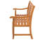 Sun Flair Wooden Bench