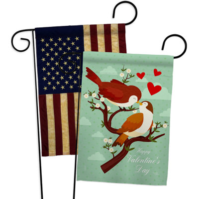 True Love 2-Sided Polyester 18 x 13 in. Garden Flag